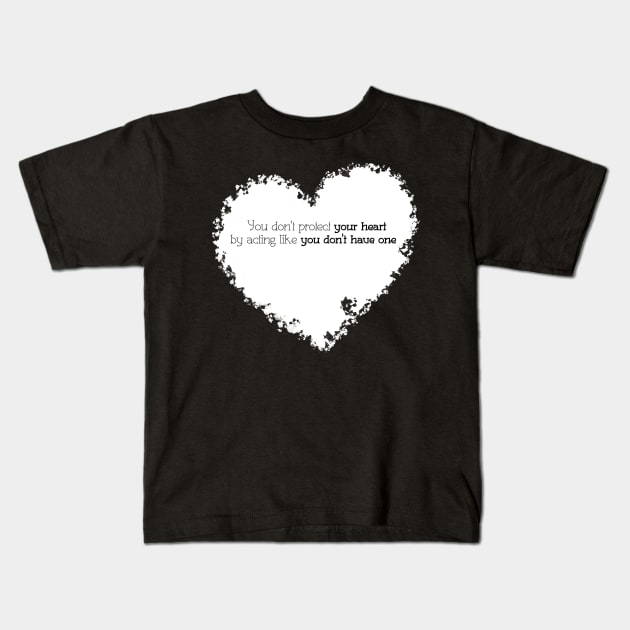 Protect your heart Kids T-Shirt by Smoky Lemon